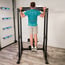 Power Rack Horizon Fitness HPR70 con Barra de Dominadas Multiagarre y 25 Posiciones de Ajuste